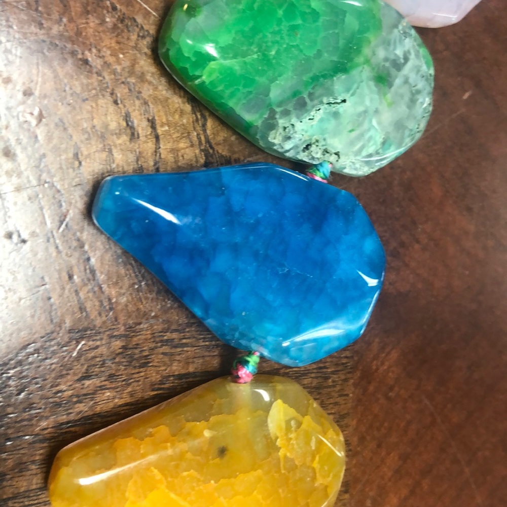 Multi Stone Necklace - Picture 2 of 4
